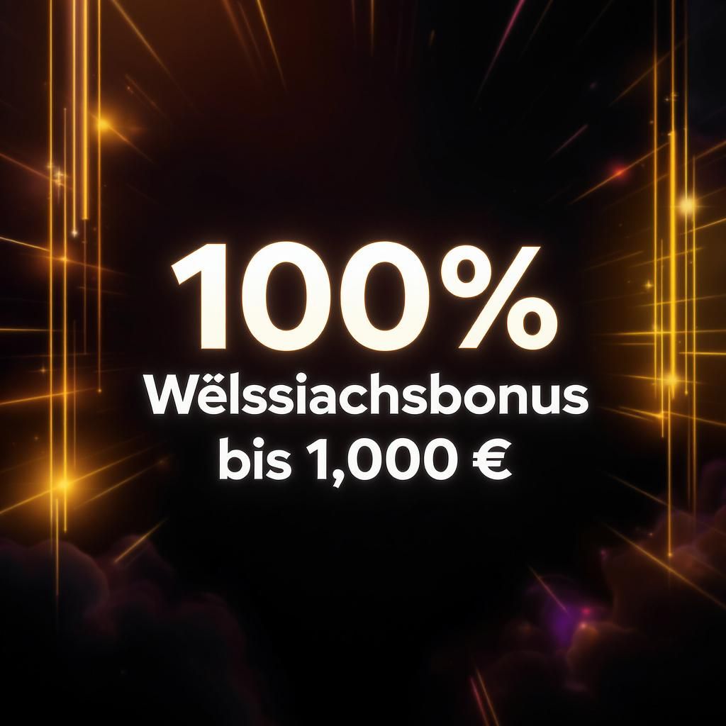 100 % Willkommensbonus bis 1.000 €