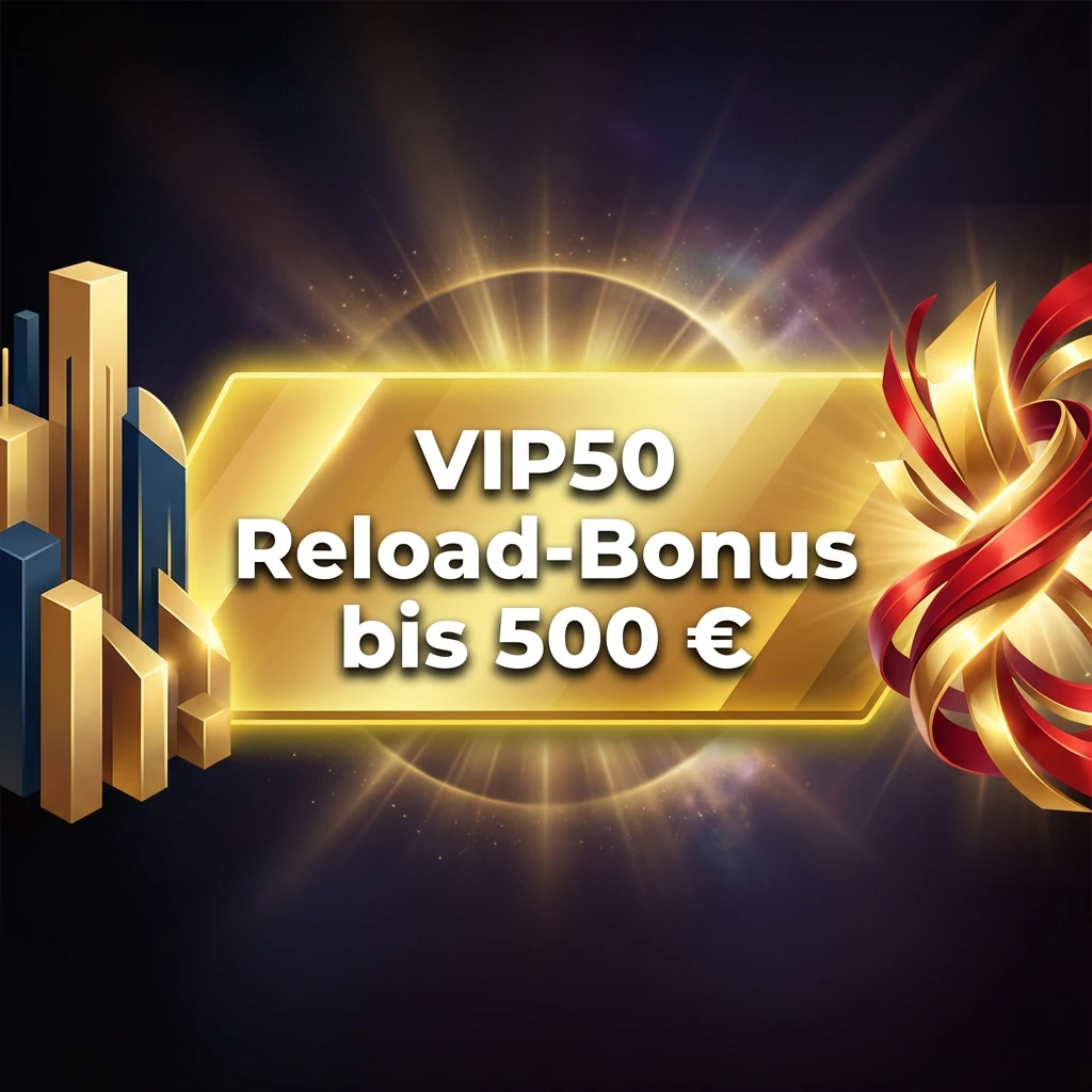 VIP50 Reload-Bonus bis 500 €